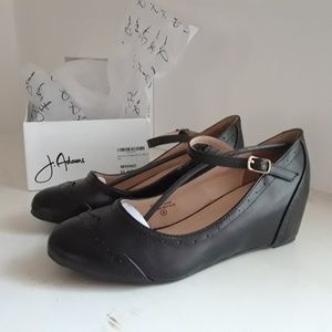 Mary Jane Oxford Wedge